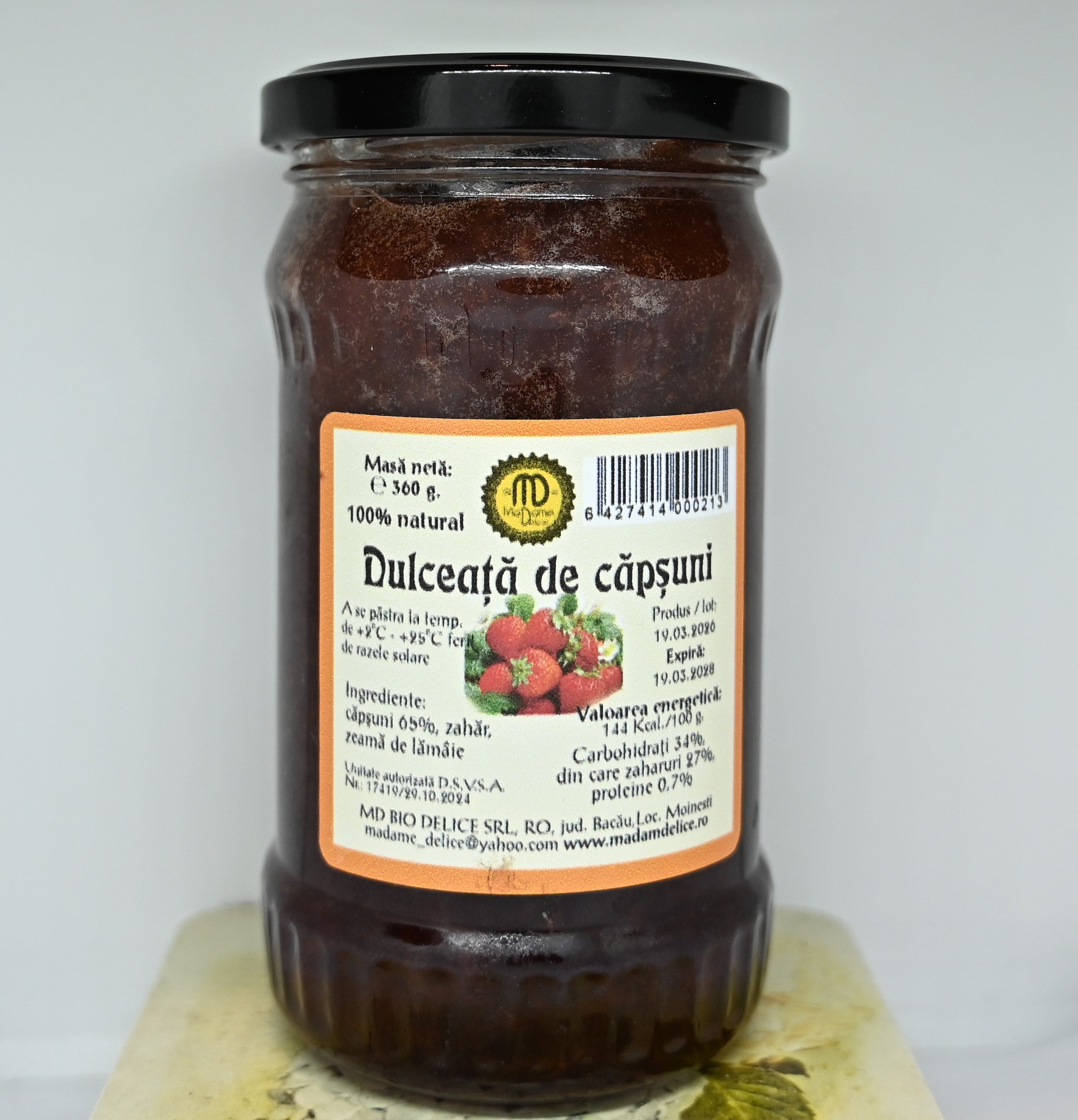 Dulceață de căpșuni