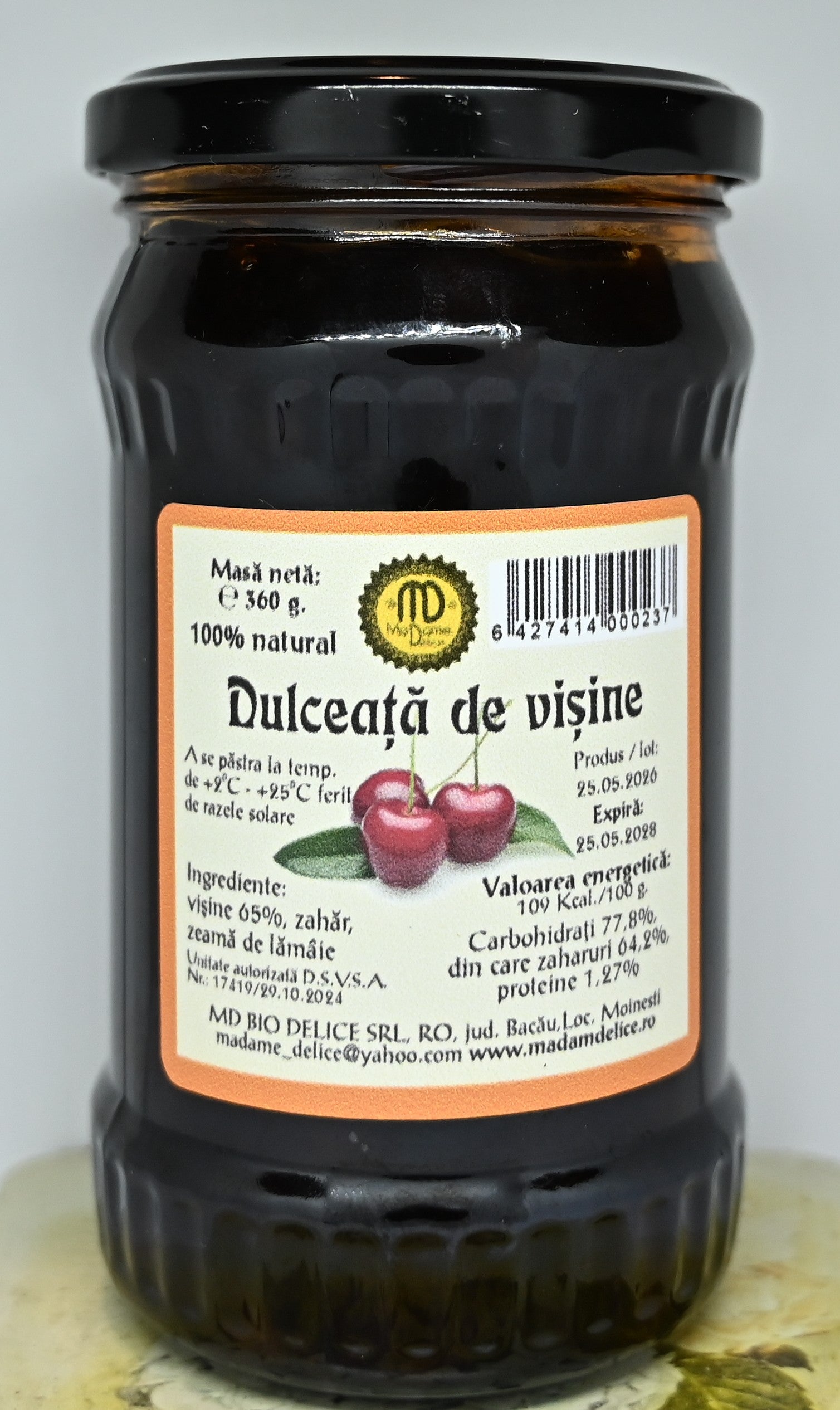 Dulceață de vișine