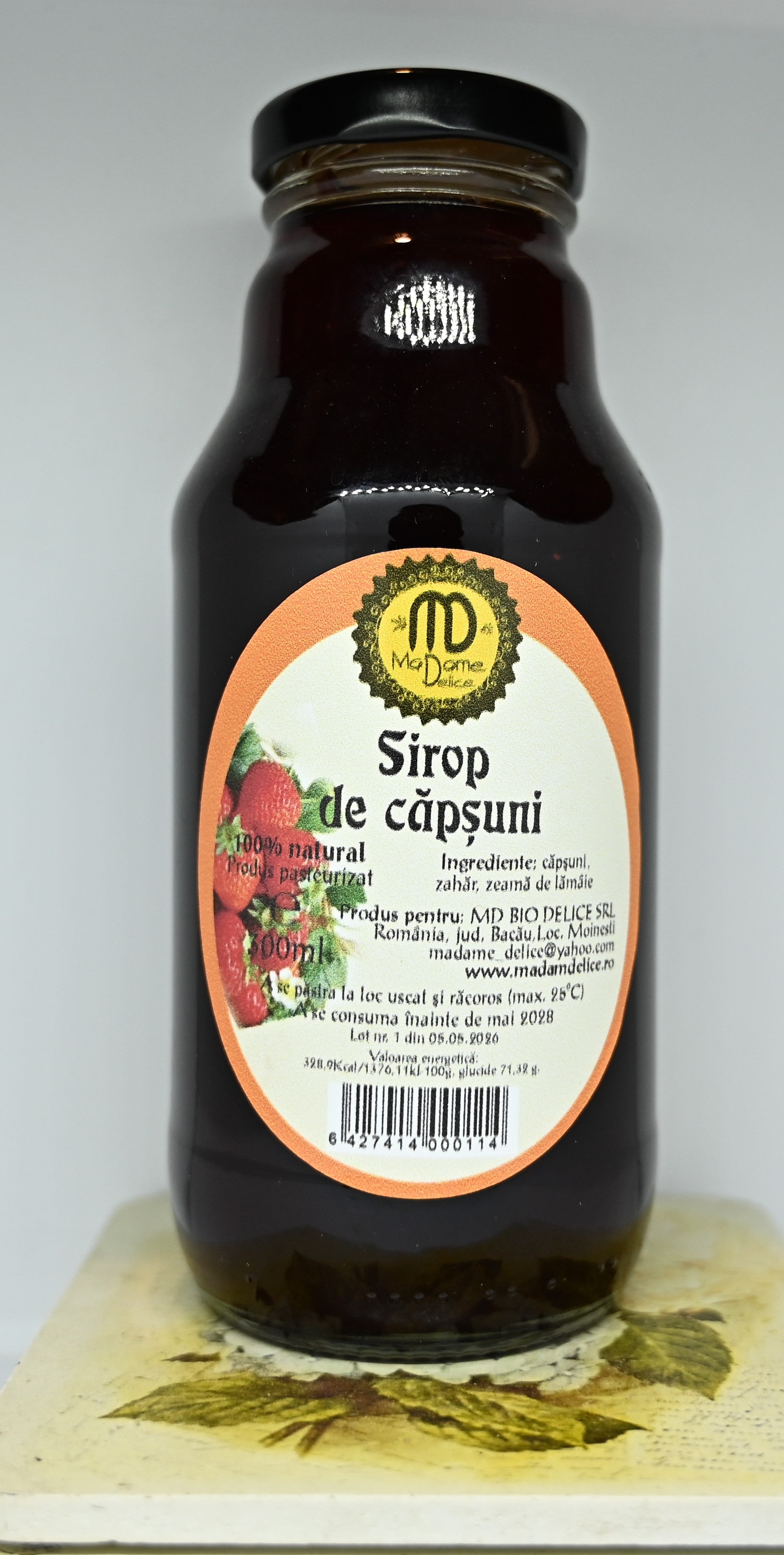 Sirop de căpșuni