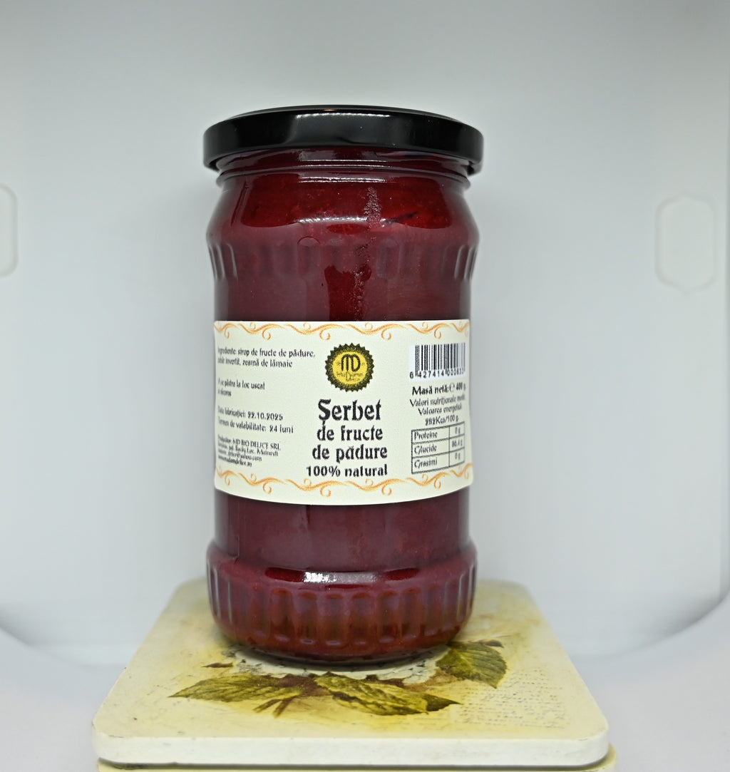Șerbet de fructe de pădure