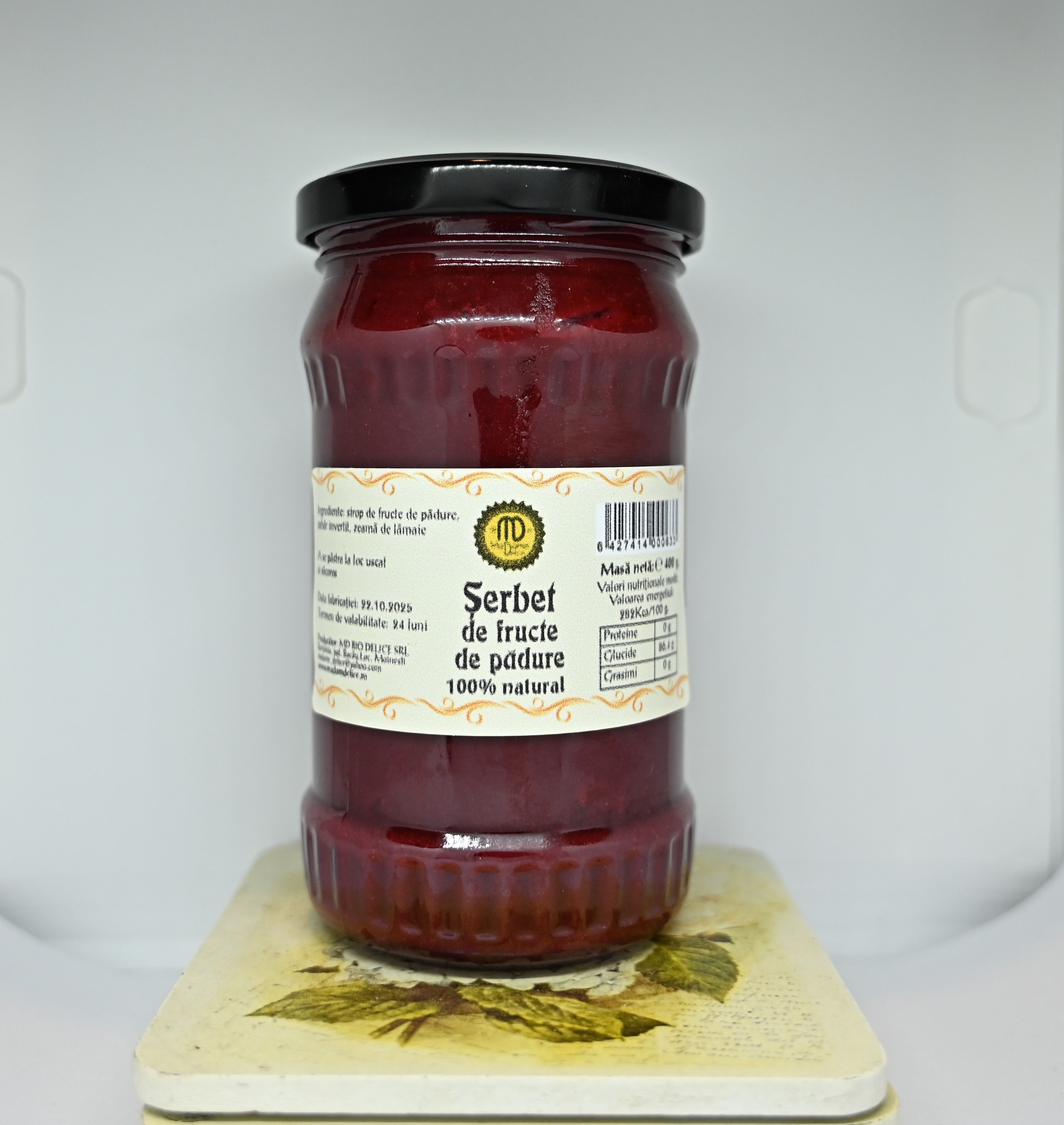 Șerbet de fructe de pădure